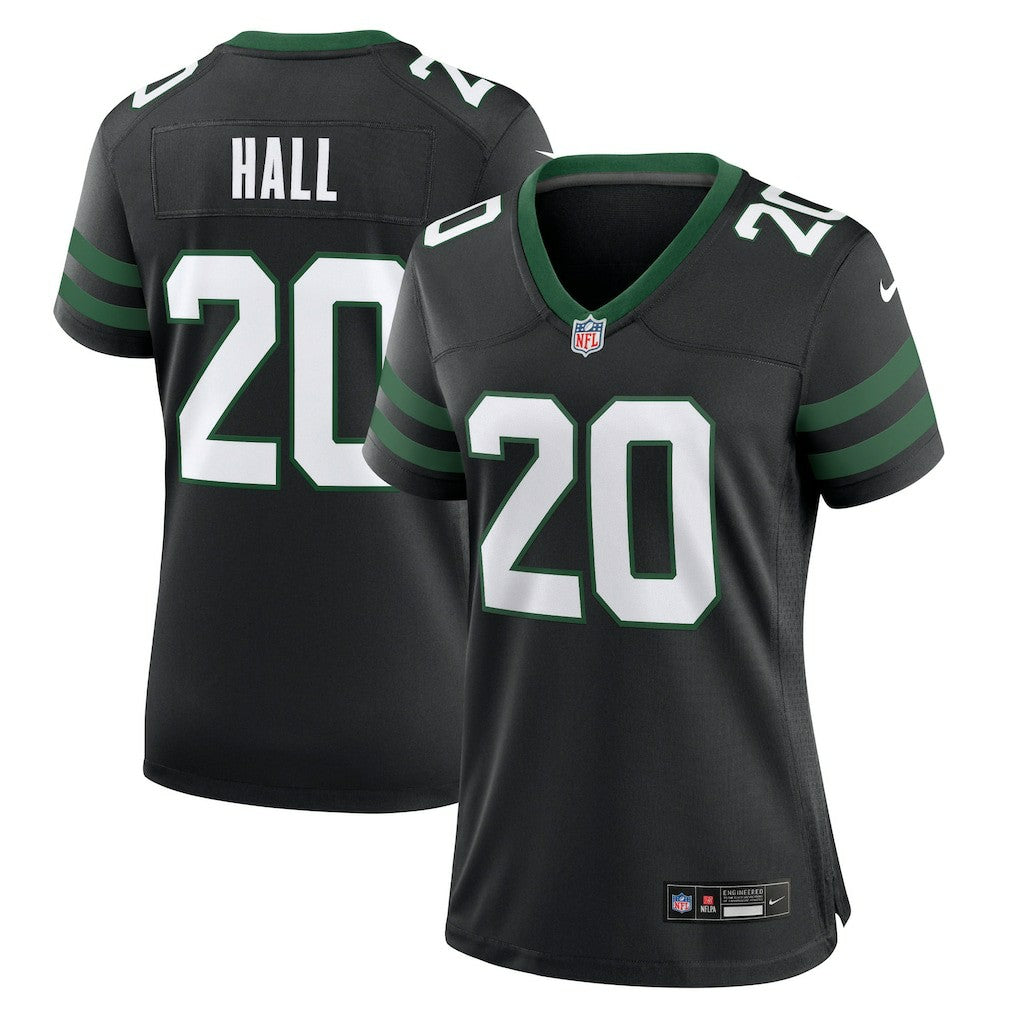 Breece Hall New York Jets Women's Alternate Game Jersey Legacy Black | Nike for Sale