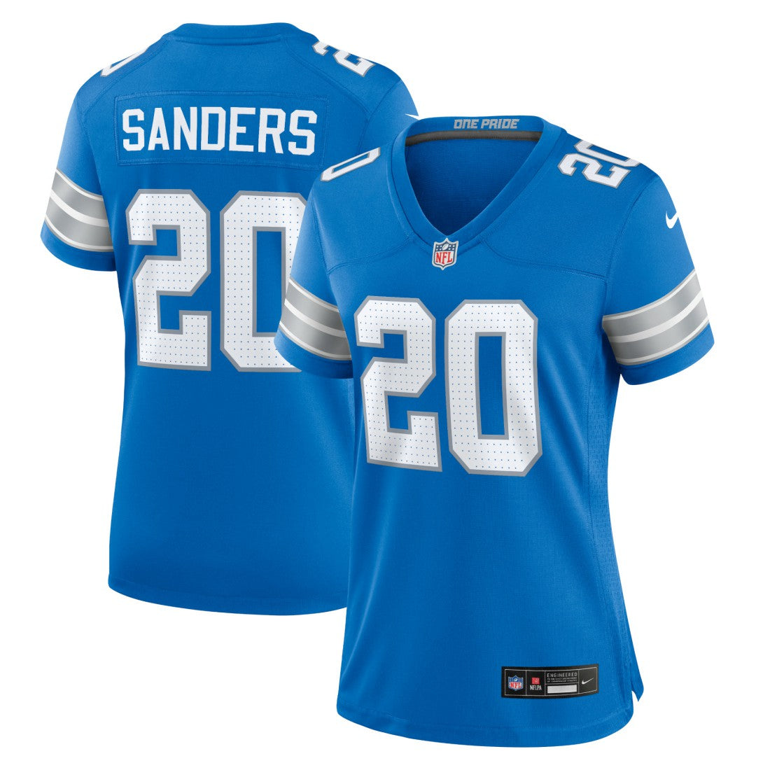 Barry Sanders Detroit Lions Women's Retired Player Game Jersey Blue | Nike for Sale