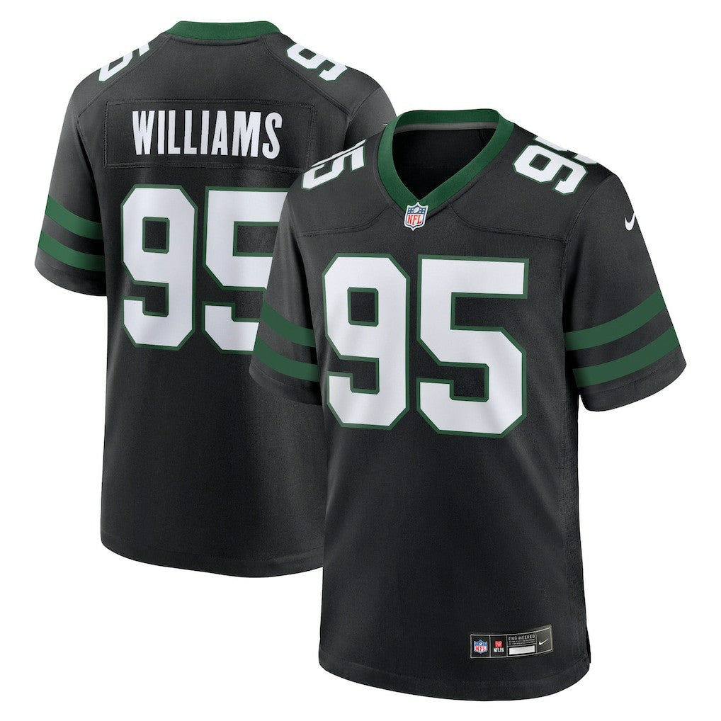 Quinnen Williams New York Jets Alternate Game Jersey Legacy Black | Nike for Sale