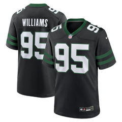 Quinnen Williams New York Jets Alternate Game Jersey Legacy Black | Nike for Sale