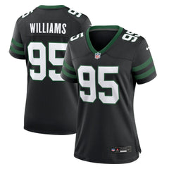Quinnen Williams New York Jets Women's Alternate Game Jersey Legacy Black | Nike for Sale