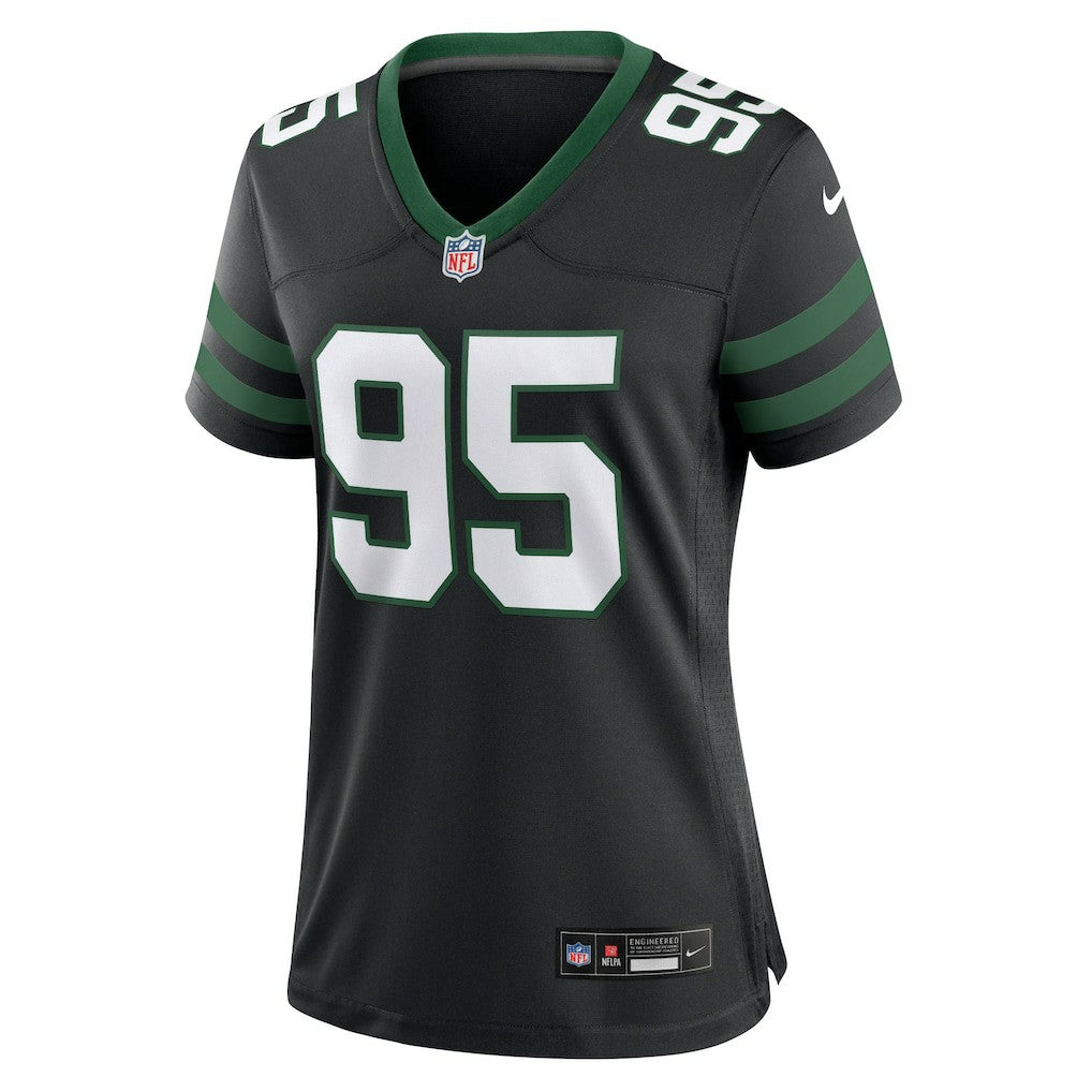Quinnen Williams New York Jets Women's Alternate Game Jersey Legacy Black | Nike for Sale