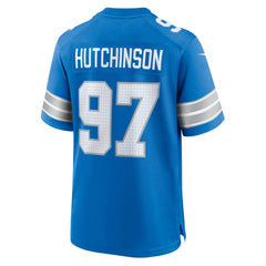 Aidan Hutchinson Detroit Lions Game Jersey Blue | Nike for Sale