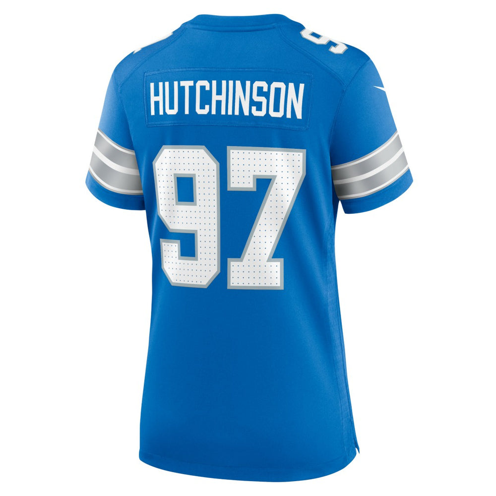 Aidan Hutchinson Detroit Lions Women's Game Jersey Blue | Nike for Sale