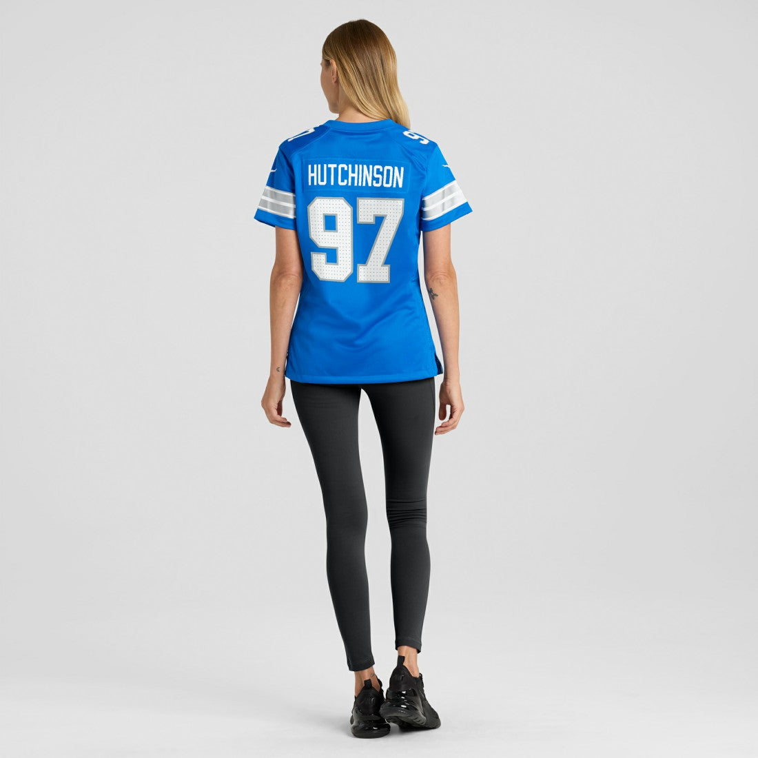 Aidan Hutchinson Detroit Lions Women's Game Jersey Blue | Nike for Sale