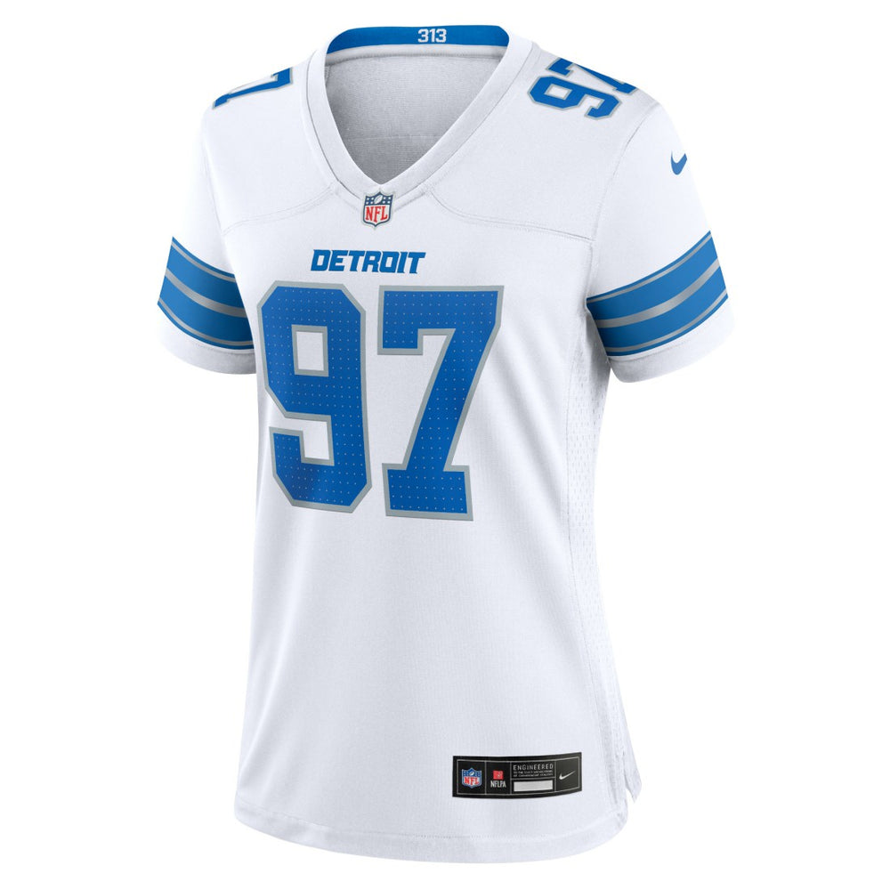 Aidan Hutchinson Detroit Lions Women's Game Jersey White | Nike for Sale