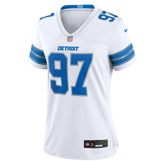 Aidan Hutchinson Detroit Lions Women's Game Jersey White | Nike for Sale