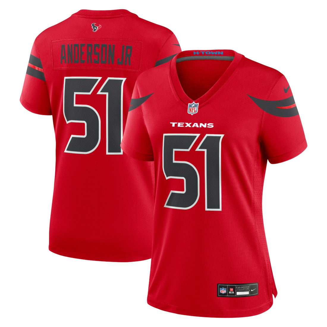 Will Anderson Jr. Houston Texans Women's Alternate Game Jersey Red | Nike for Sale