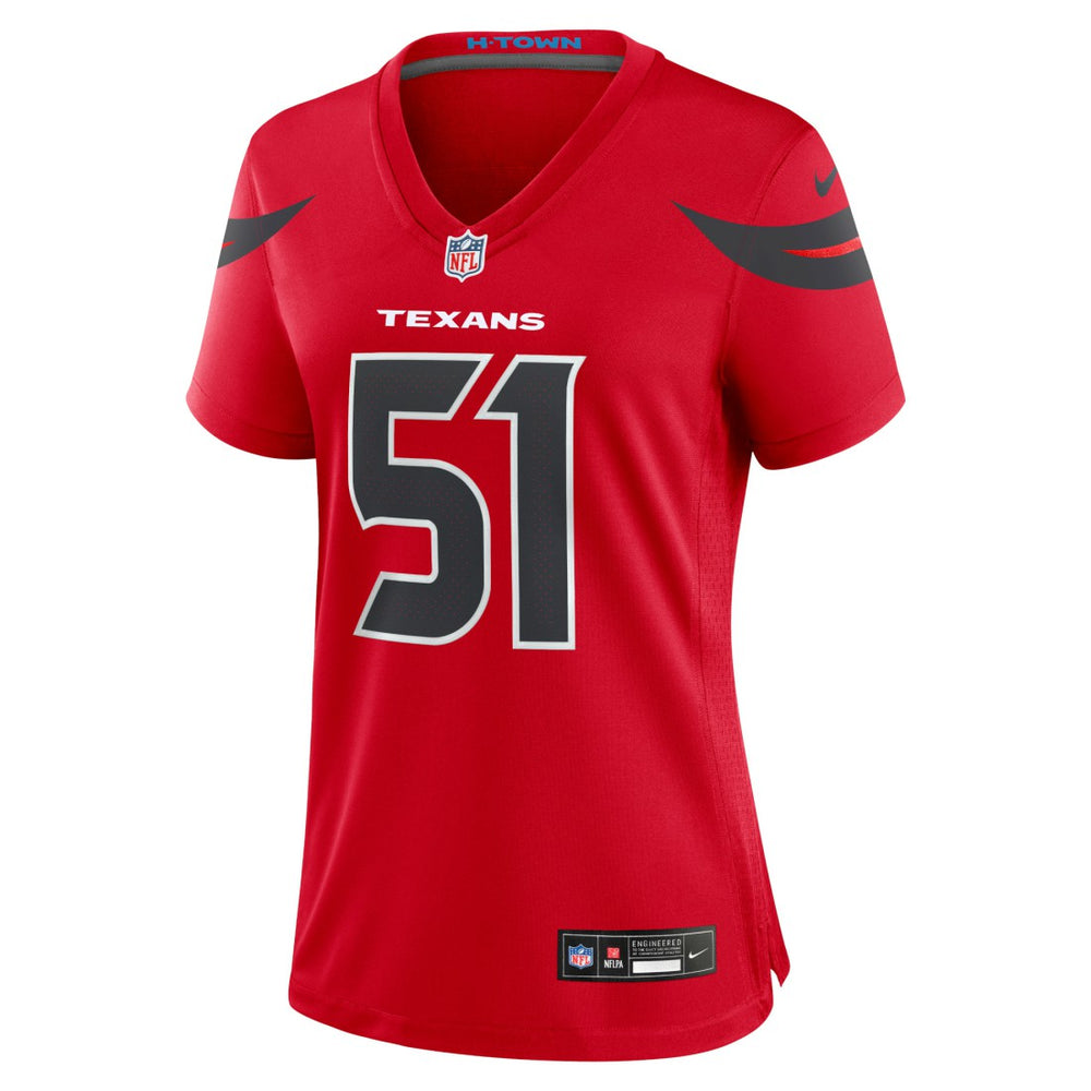 Will Anderson Jr. Houston Texans Women's Alternate Game Jersey Red | Nike for Sale