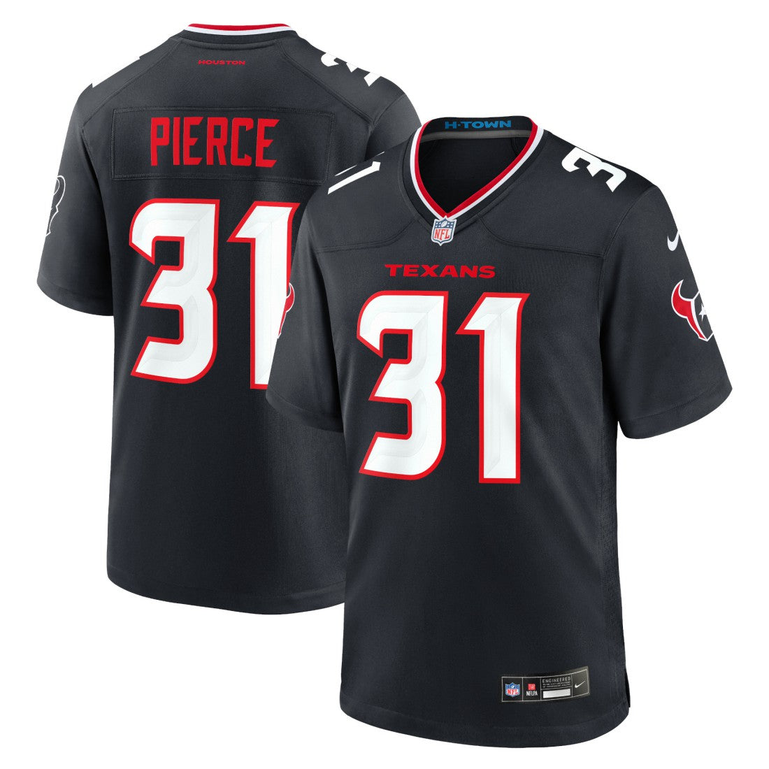 Dameon Pierce Houston Texans Game Jersey Navy | Nike for Sale