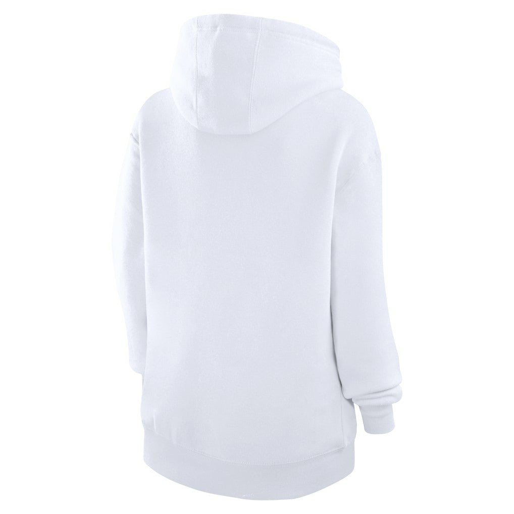 Kansas City Chiefs G-III 4Her by Carl Banks Women's Heart Graphic Fleece Pullover Hoodie White | NFL
