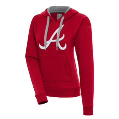 Atlanta Braves Antigua Women's Victory Pullover Hoodie - MLB