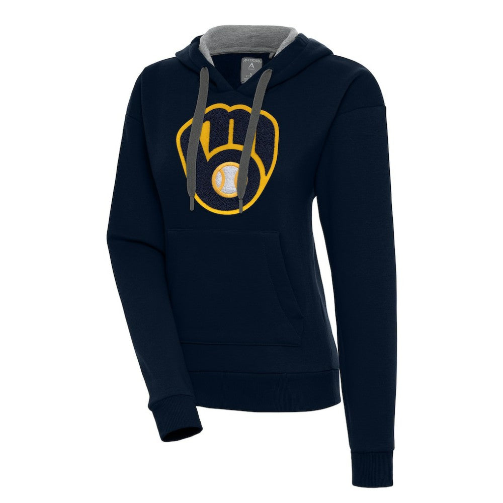 Milwaukee Brewers Antigua Women's Victory Pullover Hoodie - MLB
