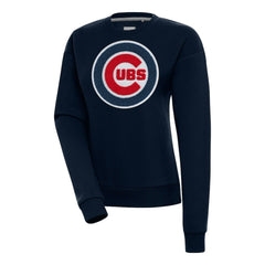 Chicago Cubs Antigua Women's Victory Chenille Pullover Sweatshirt - MLB