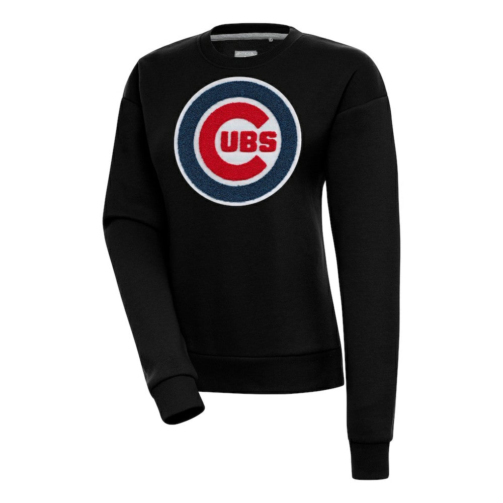 Chicago Cubs Antigua Women's Victory Chenille Pullover Sweatshirt - MLB