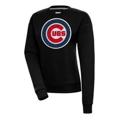 Chicago Cubs Antigua Women's Victory Chenille Pullover Sweatshirt - MLB