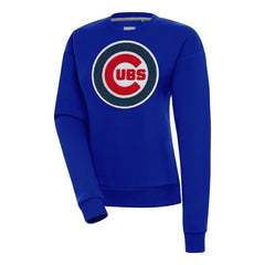 Chicago Cubs Antigua Women's Victory Chenille Pullover Sweatshirt - MLB
