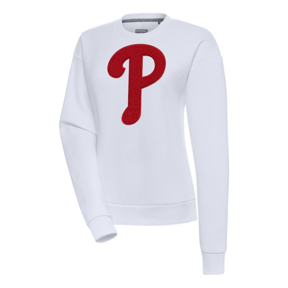 Philadelphia Phillies Antigua Women's Victory Chenille Pullover Sweatshirt - MLB