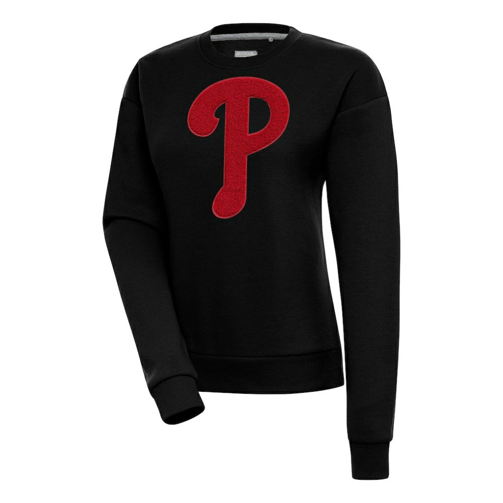 Philadelphia Phillies Antigua Women's Victory Chenille Pullover Sweatshirt - MLB