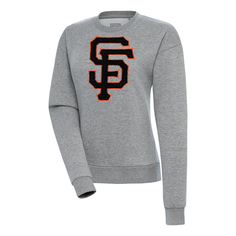 San Francisco Giants Antigua Women's Victory Chenille Pullover Sweatshirt - MLB