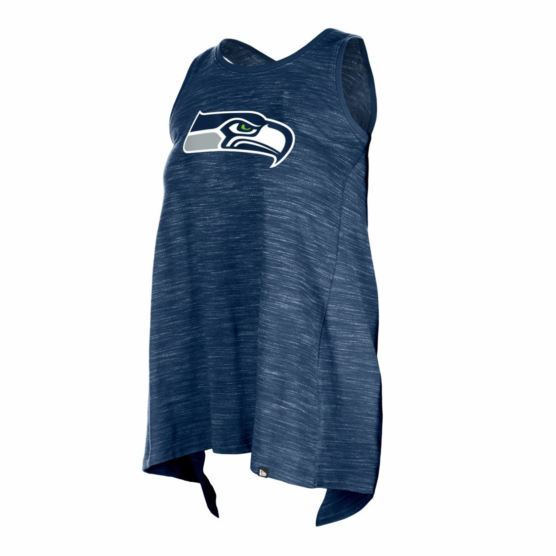 Seattle Seahawks New Era Women's Plus Size Space Dye Active Tank Top College Navy | NFL