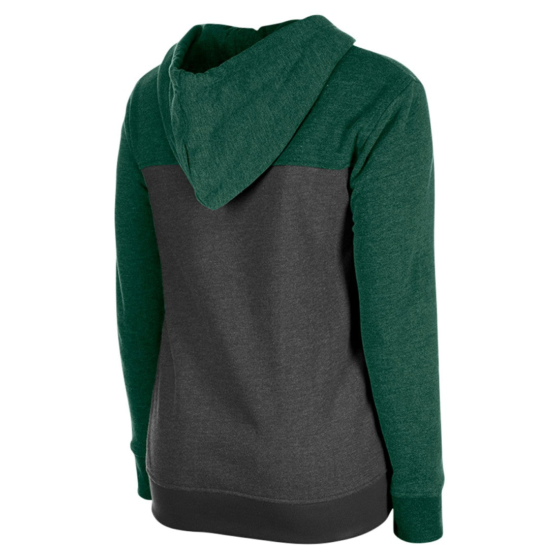 New York Jets New Era Women's Color-Block Full-Zip Hoodie Green | NFL