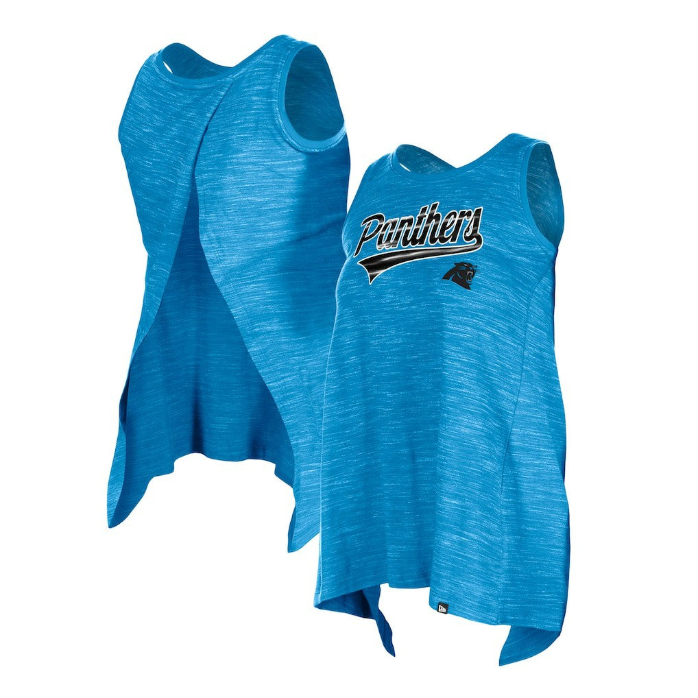 Carolina Panthers New Era Women's Space Dye Active Tank Top Blue | NFL