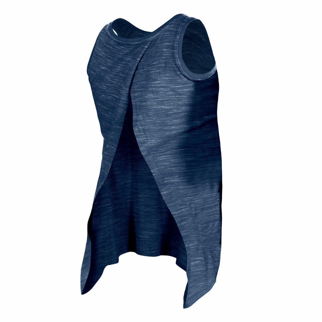 Denver Broncos New Era Women's Space Dye Active Tank Top Navy | NFL