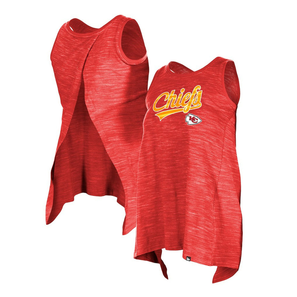 Kansas City Chiefs New Era Women's Space Dye Active Tank Top Red | NFL