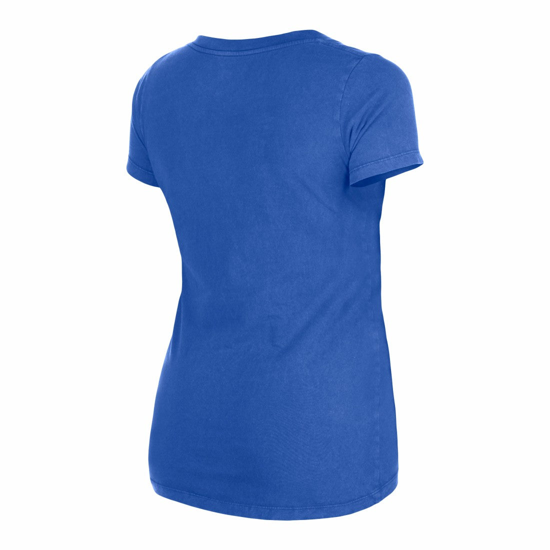 Seattle Seahawks New Era Women's Enzyme Wash Low V-Neck T-Shirt Royal | NFL