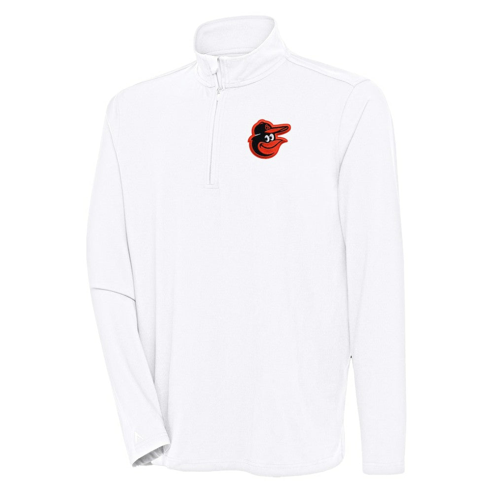 Baltimore Orioles Antigua Hunk Quarter-Zip Pullover Top - MLB