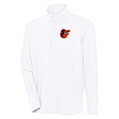 Baltimore Orioles Antigua Hunk Quarter-Zip Pullover Top - MLB
