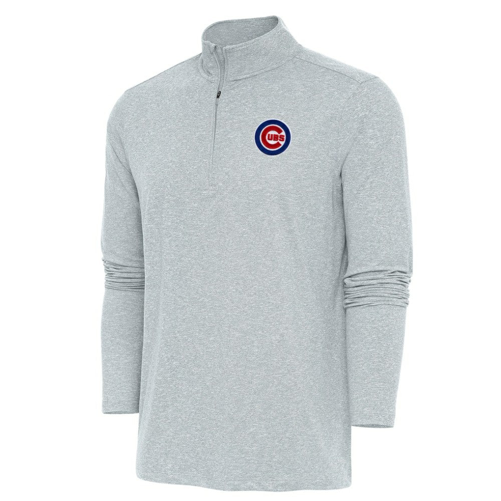 Chicago Cubs Antigua Hunk Quarter-Zip Pullover Top - MLB