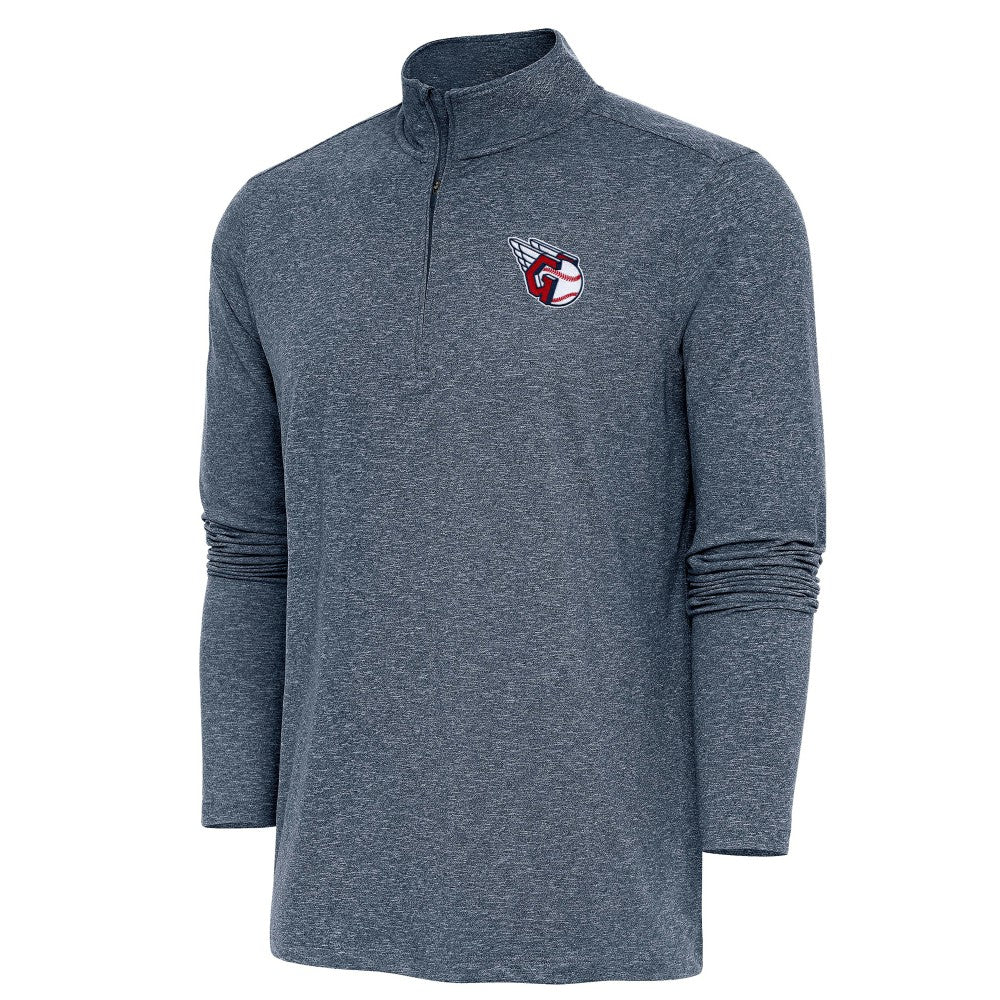 Cleveland Guardians Antigua Hunk Quarter-Zip Pullover Top - MLB