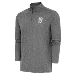 Detroit Tigers Antigua Hunk Quarter-Zip Pullover Top - MLB