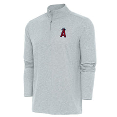Los Angeles Angels Antigua Hunk Quarter-Zip Pullover Top - MLB