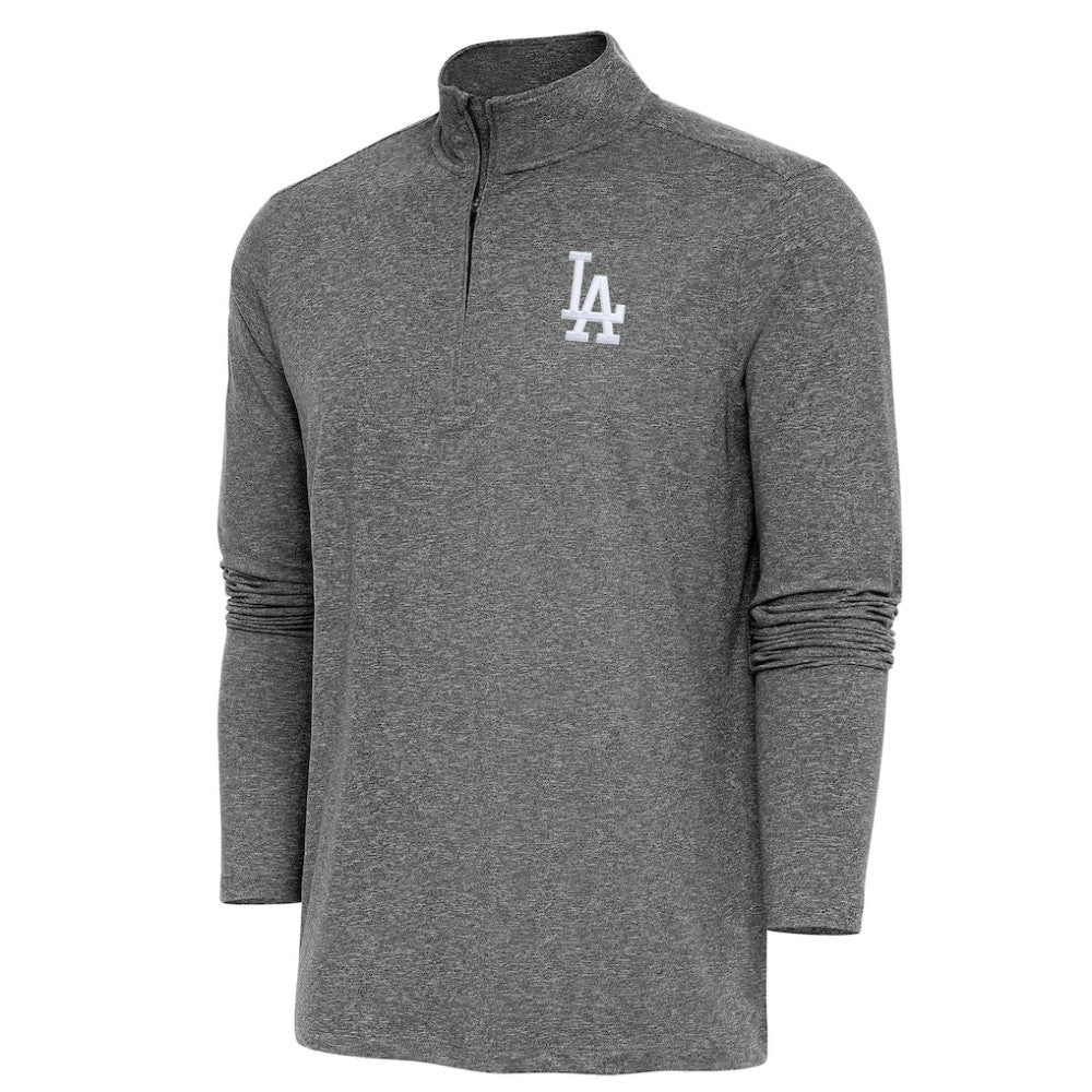Los Angeles Dodgers Antigua Hunk Quarter-Zip Pullover Top - MLB