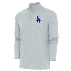 Los Angeles Dodgers Antigua Hunk Quarter-Zip Pullover Top - MLB