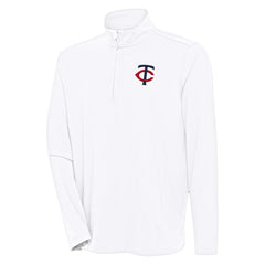 Minnesota Twins Antigua Hunk Quarter-Zip Pullover Top - MLB