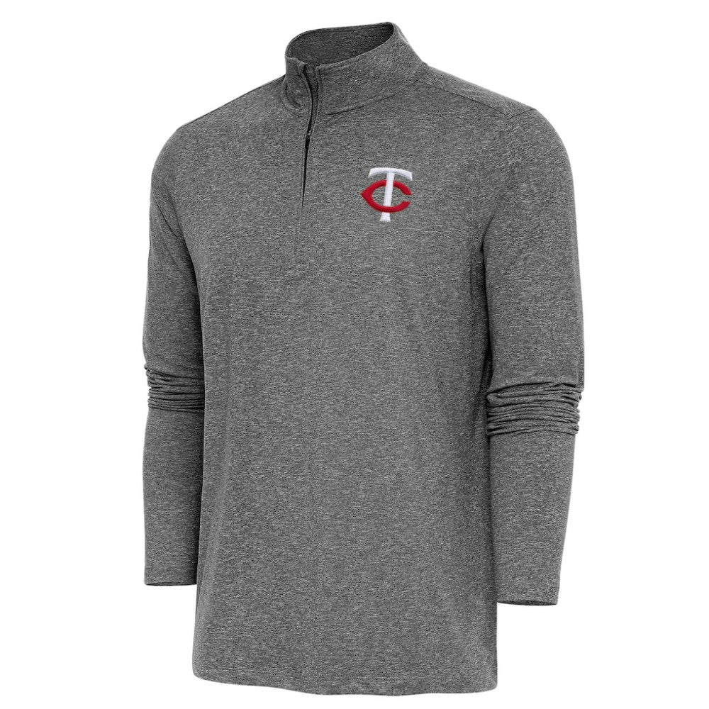 Minnesota Twins Antigua Hunk Quarter-Zip Pullover Top - MLB
