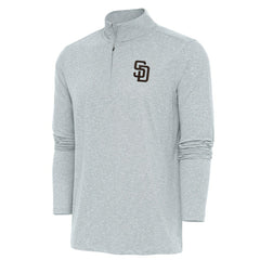 San Diego Padres Antigua Hunk Quarter-Zip Pullover Top - MLB