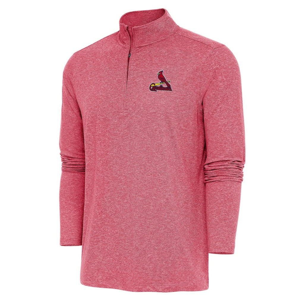 St. Louis Cardinals Antigua Hunk Quarter-Zip Pullover Top - MLB