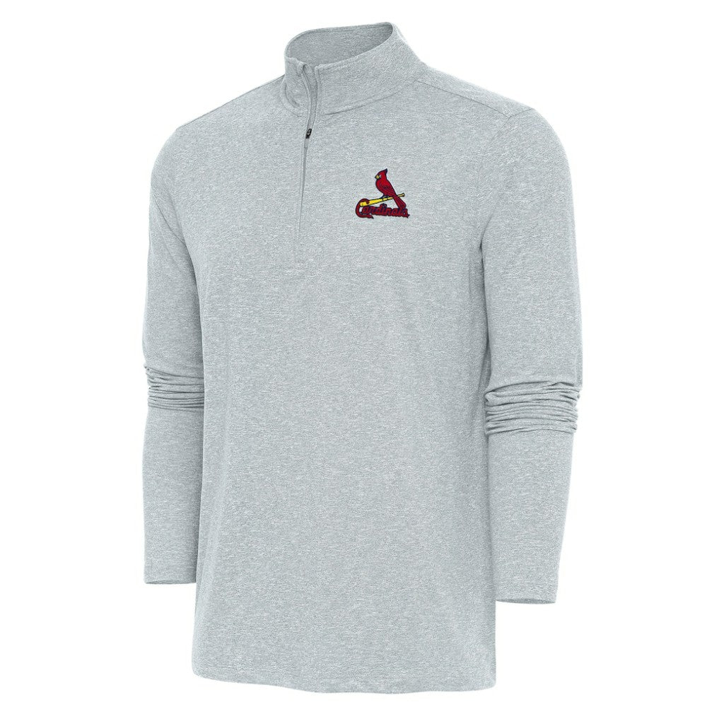 St. Louis Cardinals Antigua Hunk Quarter-Zip Pullover Top - MLB