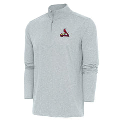 St. Louis Cardinals Antigua Hunk Quarter-Zip Pullover Top - MLB
