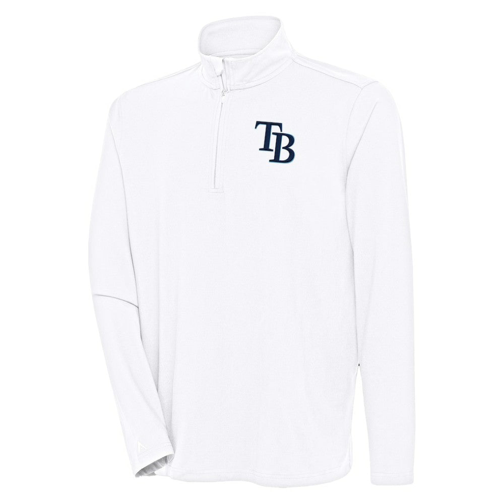 Tampa Bay Rays Antigua Hunk Quarter-Zip Pullover Top - MLB