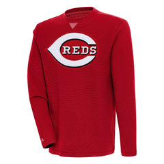 Cincinnati Reds Antigua Flier Bunker Pullover Sweatshirt - MLB