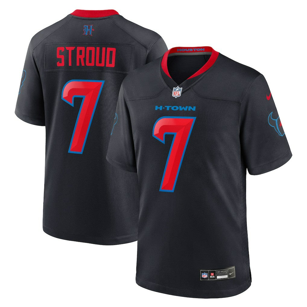 C.J. Stroud Houston Texans 2nd Alternate Game Jersey Navy | Nike for Sale
