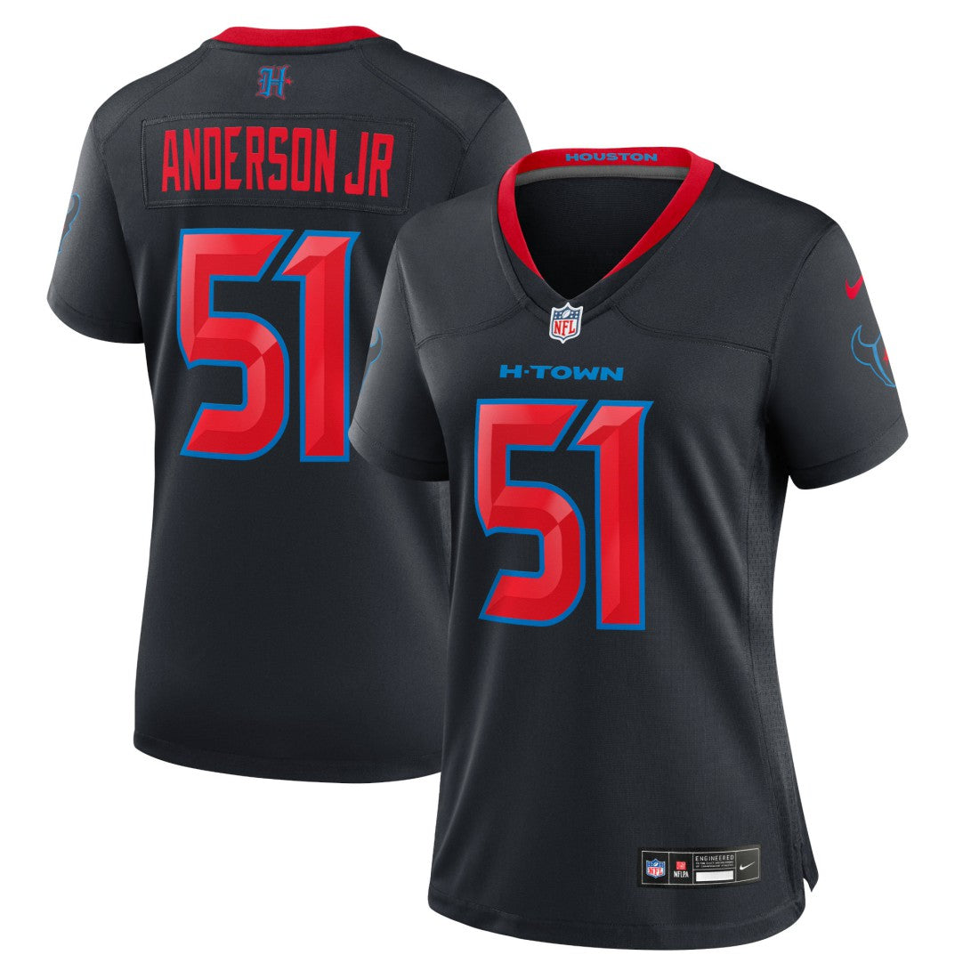 Will Anderson Jr. Houston Texans Women's 2nd Alternate Game Jersey Navy | Nike for Sale