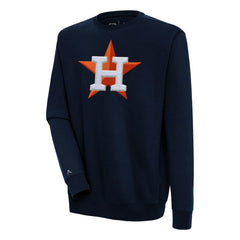 Houston Astros Antigua Victory Crewneck Chenille Pullover Sweatshirt - MLB