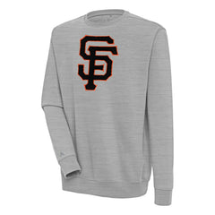 San Francisco Giants Antigua Victory Crewneck Chenille Pullover Sweatshirt - MLB